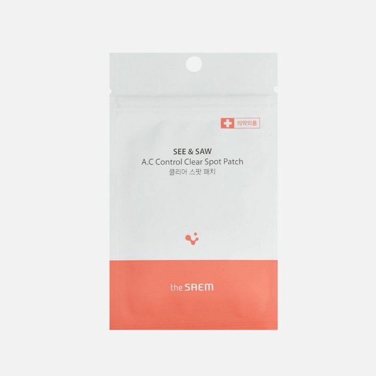  The Saem See & Saw  A.C Control Clear Spot Patch 24шт